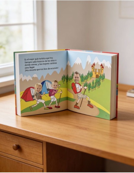 OPT - Cuento Personalizado "Mi Papá es el Mejor" – Libro con Nombre y Foto del Niño/a – Regalo Emotivo para el Día del Padre